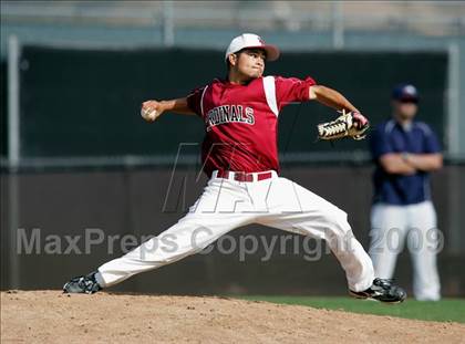 Thumbnail 3 in Capistrano Valley Christian vs. Santa Paula (CIF SS D6 Playoffs) photogallery.