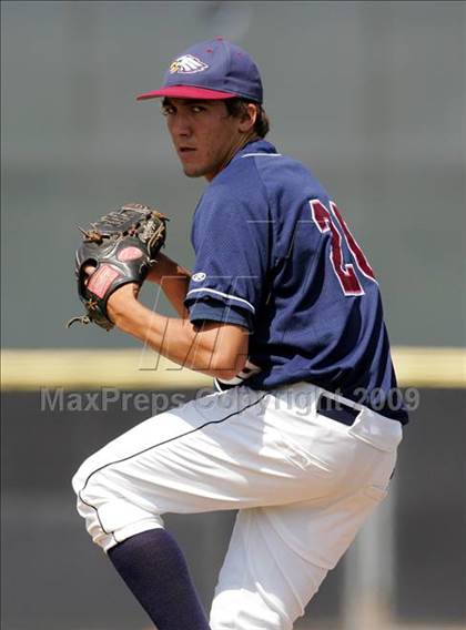 Thumbnail 3 in Capistrano Valley Christian vs. Santa Paula (CIF SS D6 Playoffs) photogallery.
