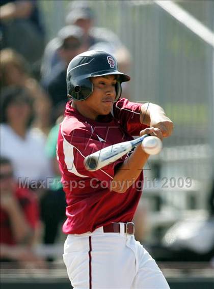 Thumbnail 3 in Capistrano Valley Christian vs. Santa Paula (CIF SS D6 Playoffs) photogallery.