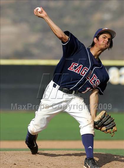 Thumbnail 3 in Capistrano Valley Christian vs. Santa Paula (CIF SS D6 Playoffs) photogallery.