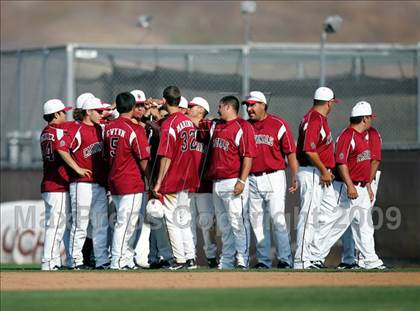 Thumbnail 1 in Capistrano Valley Christian vs. Santa Paula (CIF SS D6 Playoffs) photogallery.