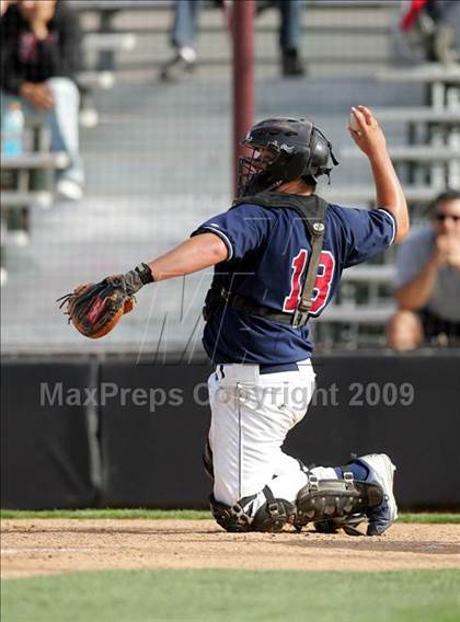 Thumbnail 1 in Capistrano Valley Christian vs. Santa Paula (CIF SS D6 Playoffs) photogallery.
