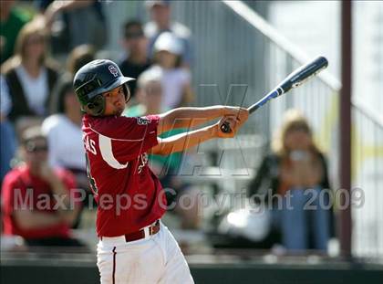 Thumbnail 2 in Capistrano Valley Christian vs. Santa Paula (CIF SS D6 Playoffs) photogallery.