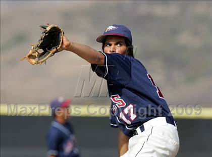Thumbnail 2 in Capistrano Valley Christian vs. Santa Paula (CIF SS D6 Playoffs) photogallery.