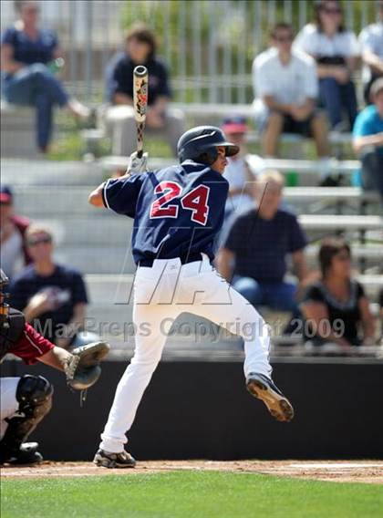 Thumbnail 1 in Capistrano Valley Christian vs. Santa Paula (CIF SS D6 Playoffs) photogallery.