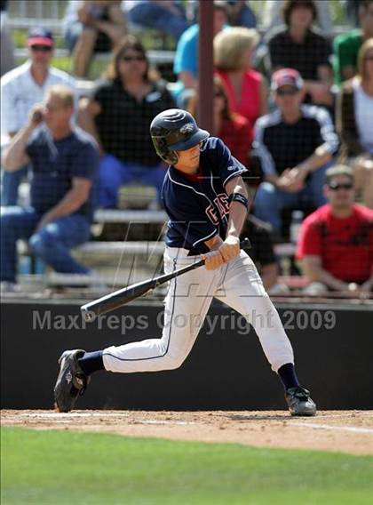Thumbnail 1 in Capistrano Valley Christian vs. Santa Paula (CIF SS D6 Playoffs) photogallery.