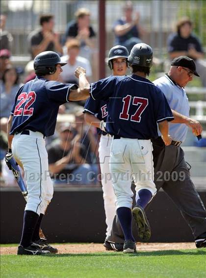 Thumbnail 3 in Capistrano Valley Christian vs. Santa Paula (CIF SS D6 Playoffs) photogallery.