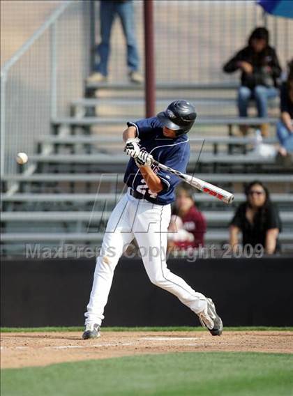 Thumbnail 3 in Capistrano Valley Christian vs. Santa Paula (CIF SS D6 Playoffs) photogallery.
