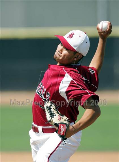 Thumbnail 3 in Capistrano Valley Christian vs. Santa Paula (CIF SS D6 Playoffs) photogallery.