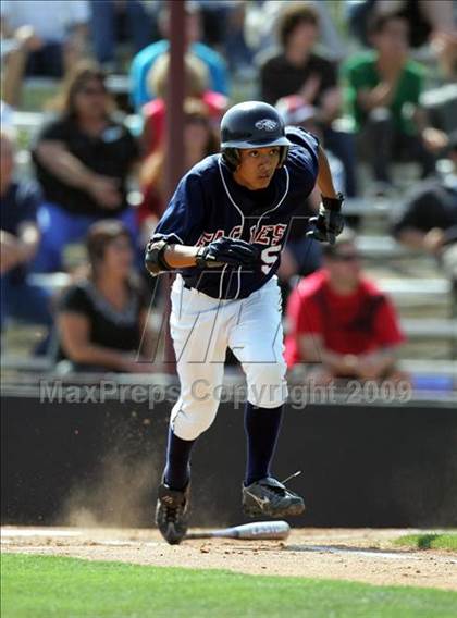 Thumbnail 2 in Capistrano Valley Christian vs. Santa Paula (CIF SS D6 Playoffs) photogallery.