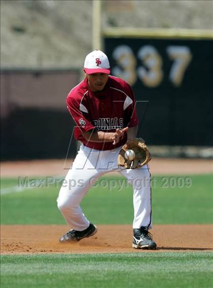 Thumbnail 3 in Capistrano Valley Christian vs. Santa Paula (CIF SS D6 Playoffs) photogallery.