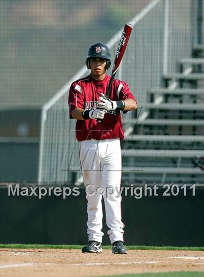 Thumbnail 2 in Capistrano Valley Christian vs. Santa Paula (CIF SS D6 Playoffs) photogallery.