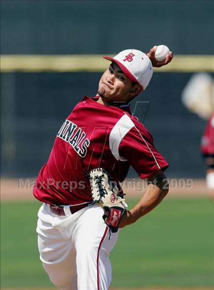 Thumbnail 2 in Capistrano Valley Christian vs. Santa Paula (CIF SS D6 Playoffs) photogallery.
