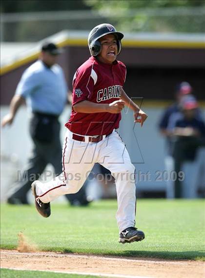 Thumbnail 1 in Capistrano Valley Christian vs. Santa Paula (CIF SS D6 Playoffs) photogallery.