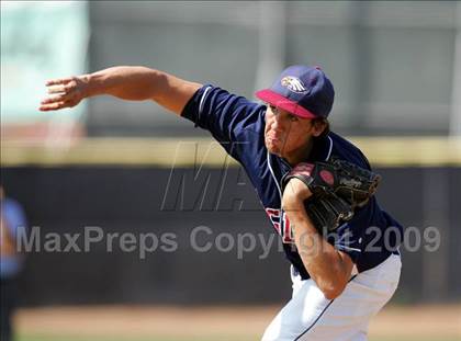 Thumbnail 3 in Capistrano Valley Christian vs. Santa Paula (CIF SS D6 Playoffs) photogallery.
