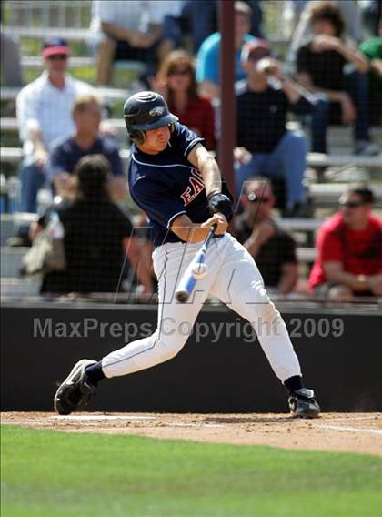 Thumbnail 3 in Capistrano Valley Christian vs. Santa Paula (CIF SS D6 Playoffs) photogallery.