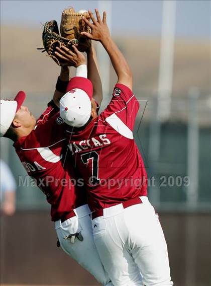 Thumbnail 1 in Capistrano Valley Christian vs. Santa Paula (CIF SS D6 Playoffs) photogallery.