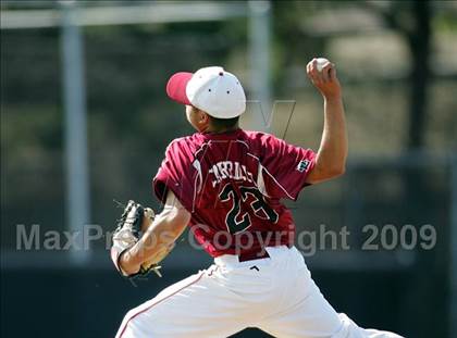 Thumbnail 3 in Capistrano Valley Christian vs. Santa Paula (CIF SS D6 Playoffs) photogallery.