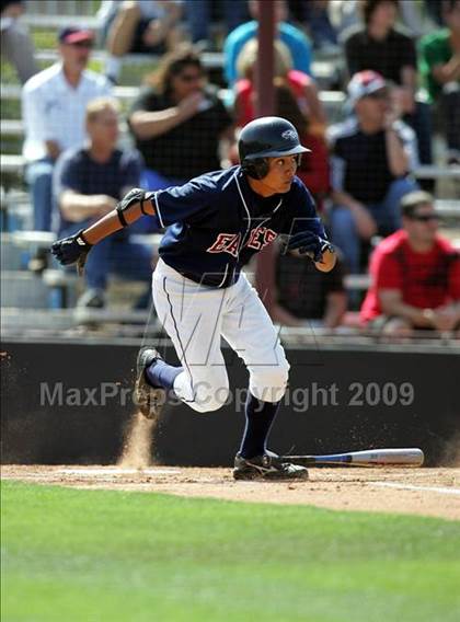 Thumbnail 1 in Capistrano Valley Christian vs. Santa Paula (CIF SS D6 Playoffs) photogallery.