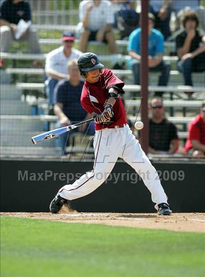 Thumbnail 1 in Capistrano Valley Christian vs. Santa Paula (CIF SS D6 Playoffs) photogallery.