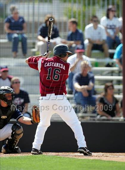 Thumbnail 3 in Capistrano Valley Christian vs. Santa Paula (CIF SS D6 Playoffs) photogallery.