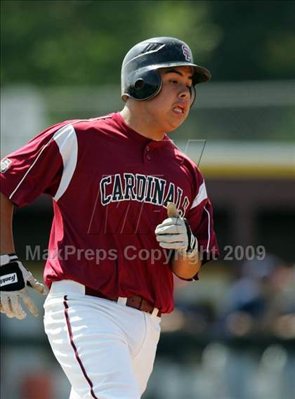 Thumbnail 3 in Capistrano Valley Christian vs. Santa Paula (CIF SS D6 Playoffs) photogallery.