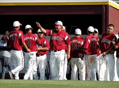 Thumbnail 1 in Capistrano Valley Christian vs. Santa Paula (CIF SS D6 Playoffs) photogallery.