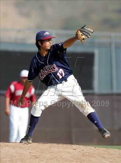Thumbnail 2 in Capistrano Valley Christian vs. Santa Paula (CIF SS D6 Playoffs) photogallery.