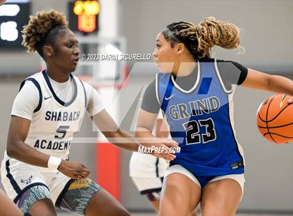 Thumbnail 1 in Shabach Christian Academy vs. Grind Prep (Nike Tournament of Champions) photogallery.