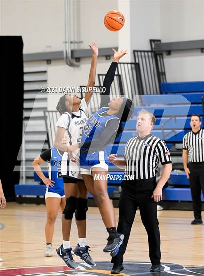Thumbnail 3 in Shabach Christian Academy vs. Grind Prep (Nike Tournament of Champions) photogallery.