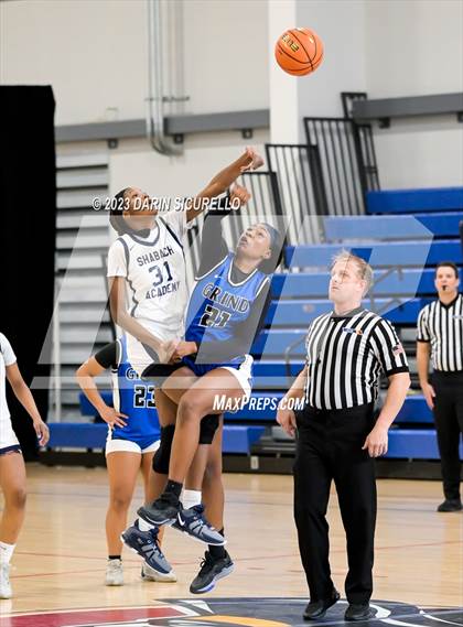 Thumbnail 2 in Shabach Christian Academy vs. Grind Prep (Nike Tournament of Champions) photogallery.