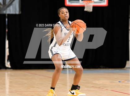 Thumbnail 2 in Shabach Christian Academy vs. Grind Prep (Nike Tournament of Champions) photogallery.