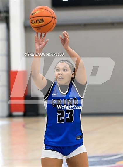 Thumbnail 2 in Shabach Christian Academy vs. Grind Prep (Nike Tournament of Champions) photogallery.