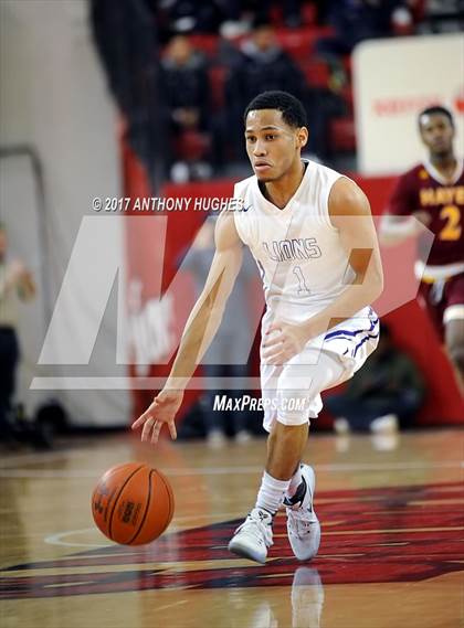 Thumbnail 3 in Bishop Loughlin vs. Cardinal Hayes (CHSAA Intersectional Semifinal Playoff) photogallery.