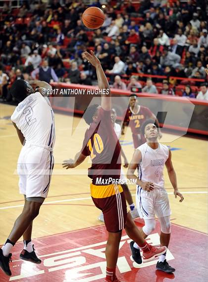 Thumbnail 1 in Bishop Loughlin vs. Cardinal Hayes (CHSAA Intersectional Semifinal Playoff) photogallery.