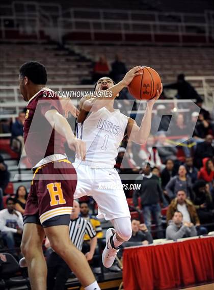 Thumbnail 1 in Bishop Loughlin vs. Cardinal Hayes (CHSAA Intersectional Semifinal Playoff) photogallery.