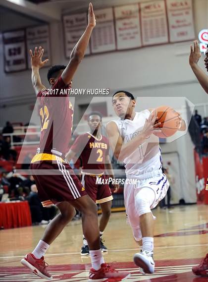 Thumbnail 3 in Bishop Loughlin vs. Cardinal Hayes (CHSAA Intersectional Semifinal Playoff) photogallery.