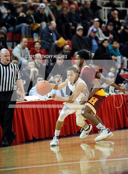 Thumbnail 2 in Bishop Loughlin vs. Cardinal Hayes (CHSAA Intersectional Semifinal Playoff) photogallery.