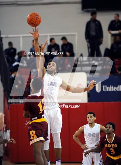 Thumbnail 1 in Bishop Loughlin vs. Cardinal Hayes (CHSAA Intersectional Semifinal Playoff) photogallery.