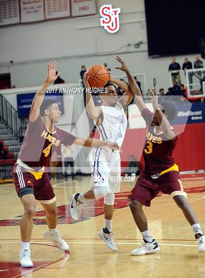 Thumbnail 2 in Bishop Loughlin vs. Cardinal Hayes (CHSAA Intersectional Semifinal Playoff) photogallery.