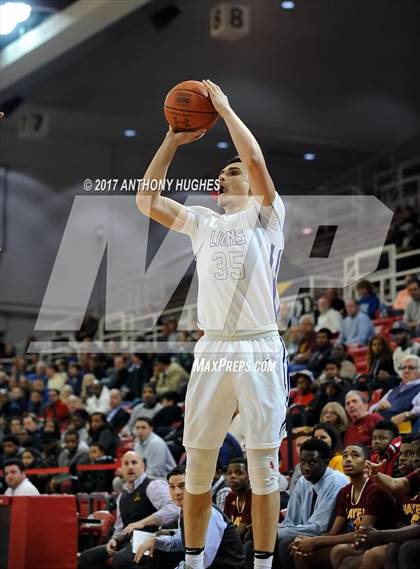 Thumbnail 1 in Bishop Loughlin vs. Cardinal Hayes (CHSAA Intersectional Semifinal Playoff) photogallery.