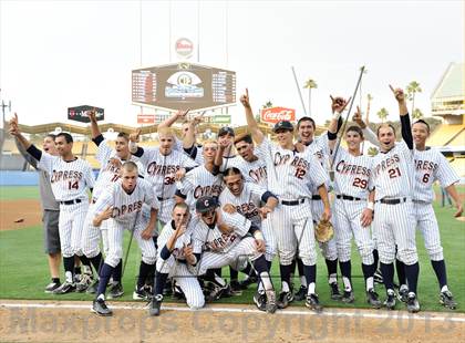 Thumbnail 1 in Temecula Valley vs. Cypress (CIF-SS D2 Final) photogallery.
