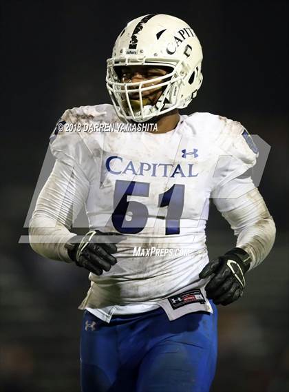 Thumbnail 3 in Capital Christian @ Wilcox (CIF D3-A NorCal Final) photogallery.