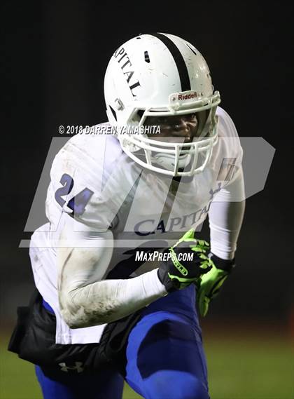Thumbnail 3 in Capital Christian @ Wilcox (CIF D3-A NorCal Final) photogallery.