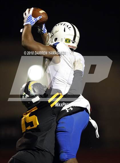 Thumbnail 1 in Capital Christian @ Wilcox (CIF D3-A NorCal Final) photogallery.