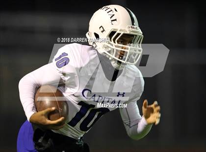 Thumbnail 2 in Capital Christian @ Wilcox (CIF D3-A NorCal Final) photogallery.