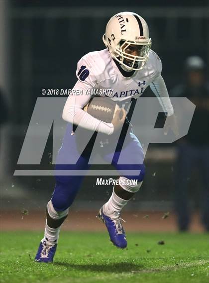 Thumbnail 3 in Capital Christian @ Wilcox (CIF D3-A NorCal Final) photogallery.