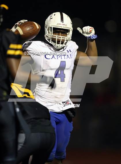 Thumbnail 3 in Capital Christian @ Wilcox (CIF D3-A NorCal Final) photogallery.