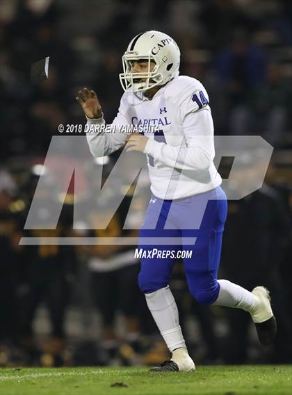 Thumbnail 1 in Capital Christian @ Wilcox (CIF D3-A NorCal Final) photogallery.