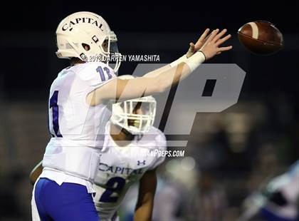 Thumbnail 3 in Capital Christian @ Wilcox (CIF D3-A NorCal Final) photogallery.